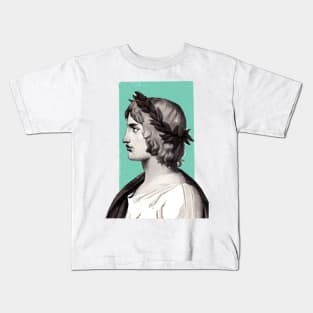 Roman Poet Virgil illustration Kids T-Shirt